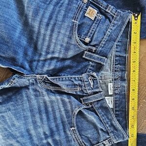 Womens 30x 34 Cinch Dark Blue Denim Jeans